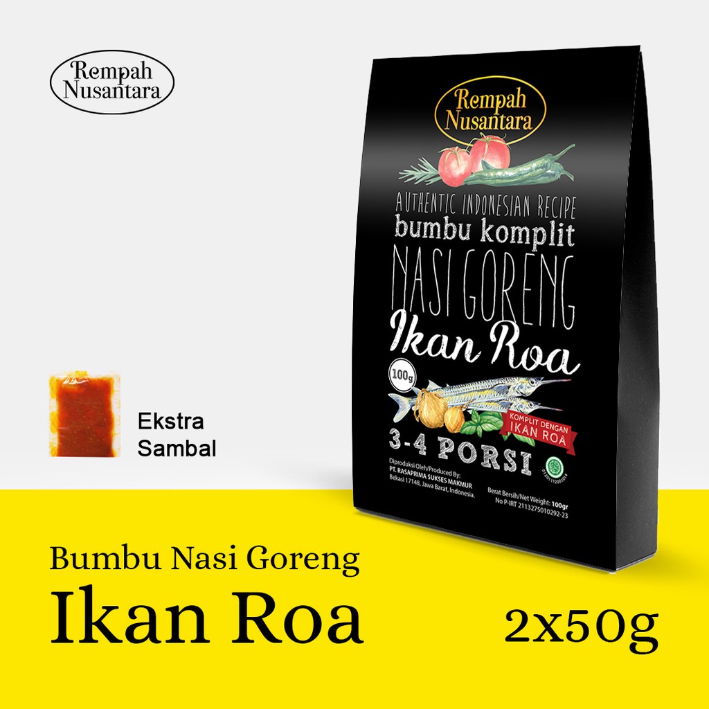 

Seriboe Rempah Nusantara Bumbu Nasi Goreng Roa Asap Rempah Nusantara (100 Gram)