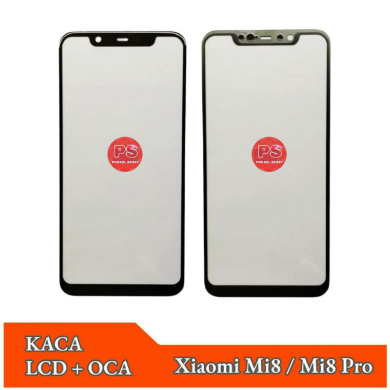 Kaca Lcd + Oca Xiaomi Mi8 / Mi8 Pro