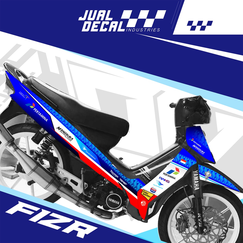 Sticker Fiz R Variasi 2003 MANDALIKA Stiker Lis Striping Semi Full Suzuki FizR SS TWO MOTOGP Series