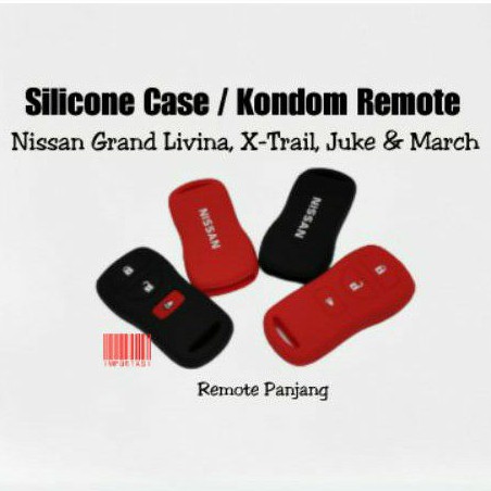 Silicone Case Remote Cover Kunci Nissan Grand Livina X-Trail Juke March