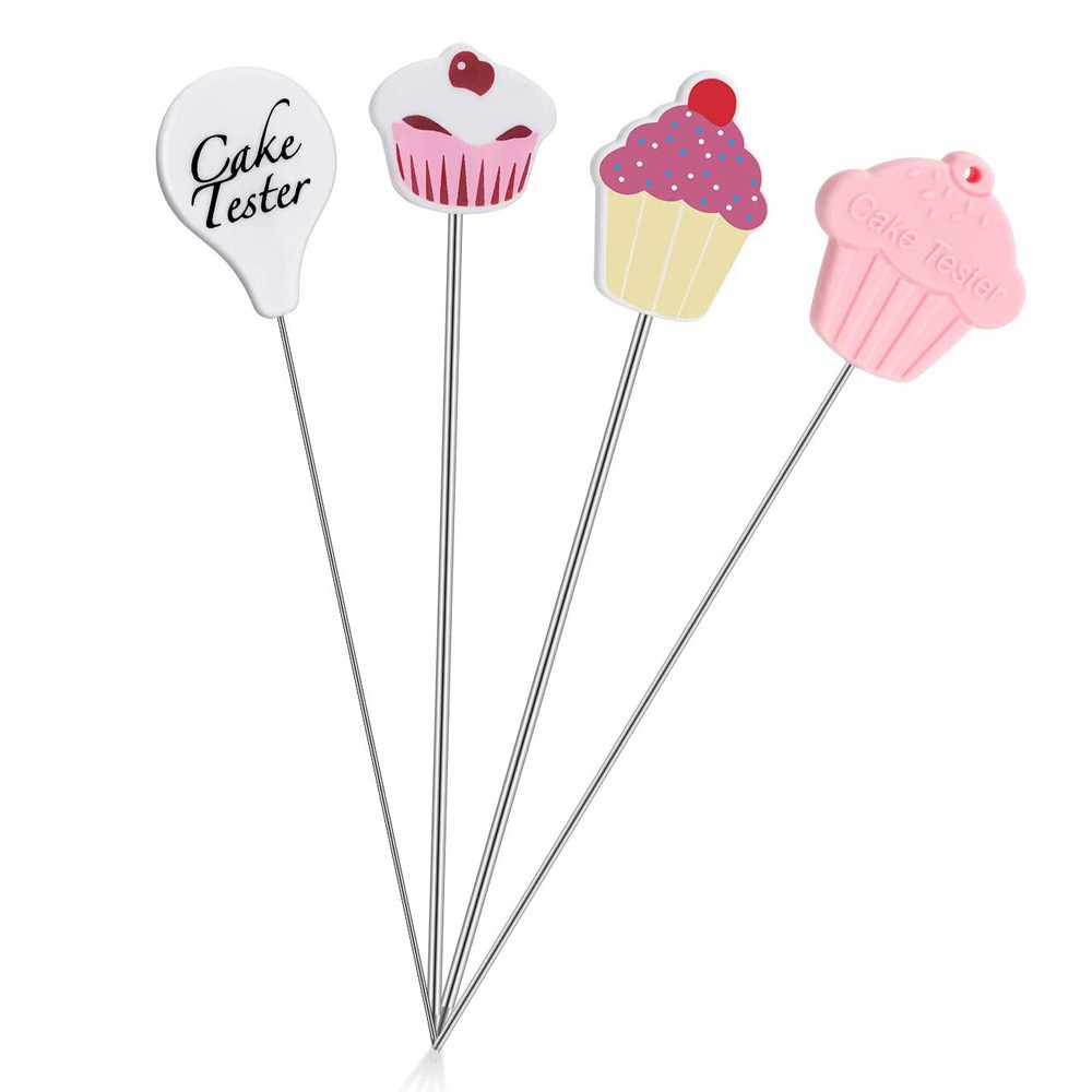 ELEGANT Durable Cake Tester Stainless Steel Baking Tool Biscuit Needle Convenient Fondant Muffin Kitchen Utensil Bread Testing Cupcake Probe