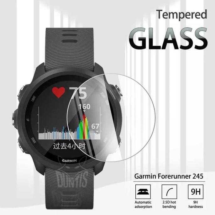 PROMO ANTI GORES KACA TEMPERED GLASS SCREEN GUARD GARMIN FORERUNNER 245/SMARTBAND MURAH/SMARTBAND M6