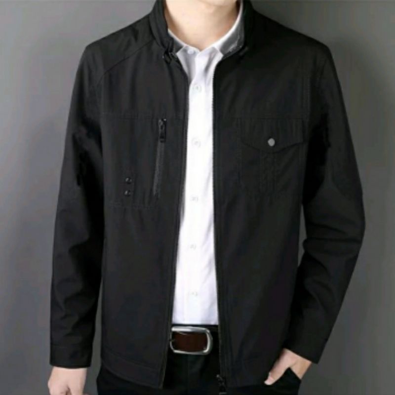 Jaket Semi Katun Pria / Jaket Formal Casual / Jasket Pria Keren