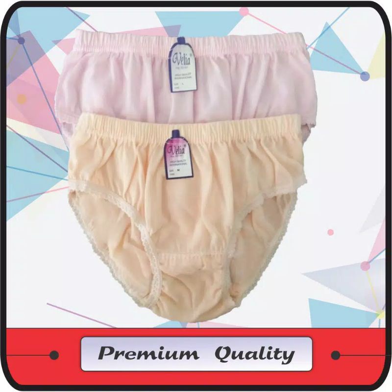 3 pc_ CD wanita  velia polos murah berkualitas / CD velia / celana dalam perempuan murah