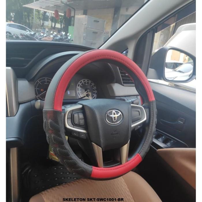 Cover Stir / Cover Setir / Sarung Stir / Sarung Setir / SARUNG STIR UNIVERSAL SKELETON SKT-SWC1001-B