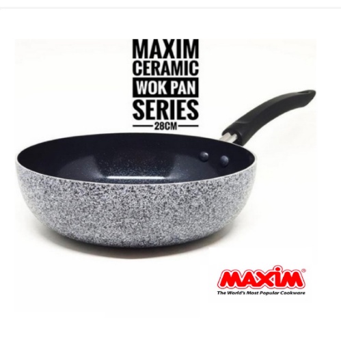 DM - MAXIM Neostone Frypan Wajan Teflon Anti Lengket Marble Ceramic