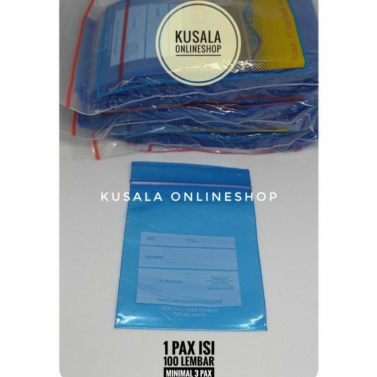 Plastik obat uk 7x10/plastik klip 7x10