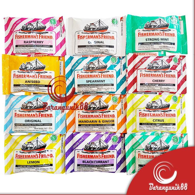 

[KODE LRGLV] Permen Fisherman's Friend Original 25 gram Aneka Rasa