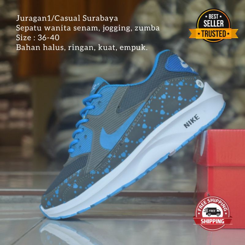 Sepatu nike airmax T90 love women / Sepatu olahraga cewek nike airmax / Sepatu sport cewek