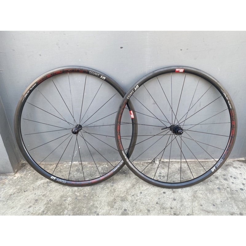 Wheelset Roadbike DT SWISS RC 28C MONCHASSERAL Carbon Rims Brake Original