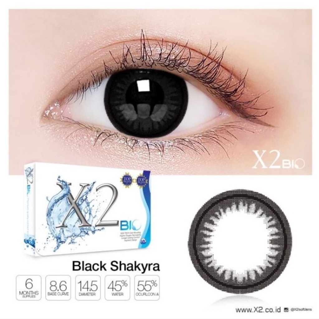 SOFTLENS X2 BIO BLACK BROWN