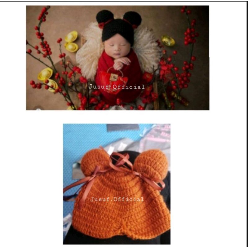 baju adat cina bayi baju cheongsam bayi baju gong xi fa cai bayi kupluk newborn properti foto newbor