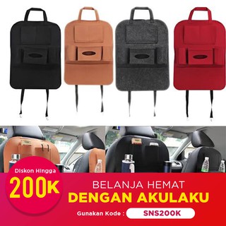 Car seat organizer Tas Mobil Multifungsi dipasang di Car seat organizer Tas Mobil Multifungsi dipasang di