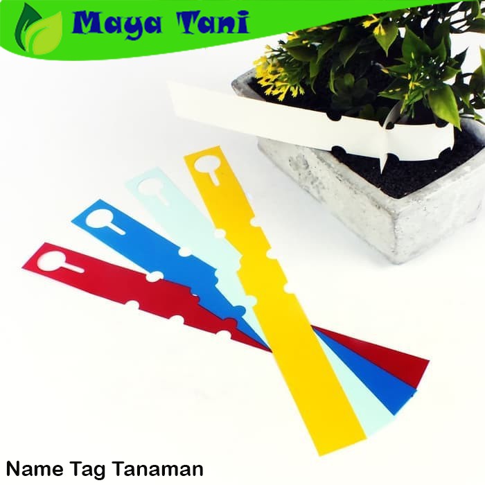 

Label Tanaman Slip On Name Tag ID Plant Hidroponik Plastik Isi 10 Pcs