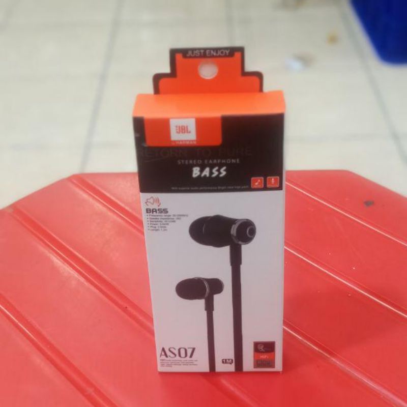 PROMO!!! Hf Handsfree Headset Branded AS07 Bass Murah Meriah