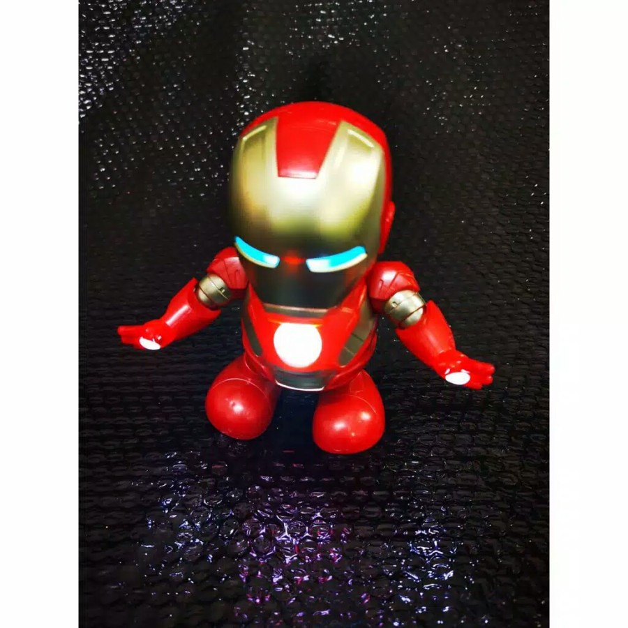 PromoTerbaru!!! Robot Iron Man Bisa Bergerak Dan Menari Buka Tutup Topeng Sistem Charger Berkualitas