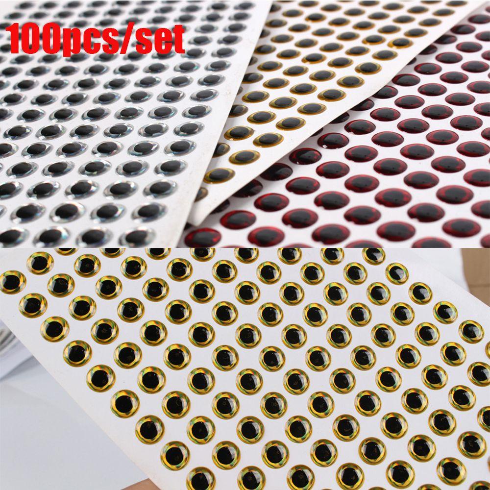 Suyo 100pcs/set Mata Umpan Ikan DIY Jig Kerajinan Tangan Fly Tying Fishing Bait