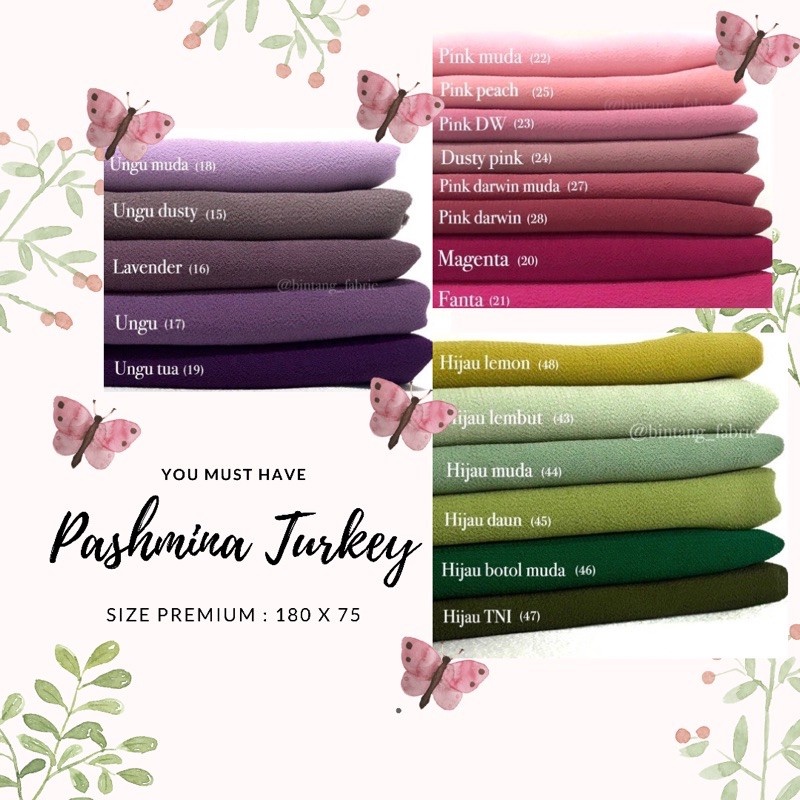 Pashmina Shawl Premium Turkey