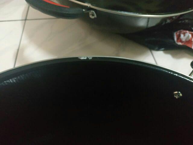 Wajan Enamel Kuping Warna Hitam Uk 34inch