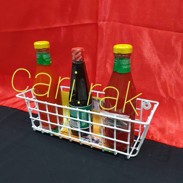 Rak Botol / Rak Bumbu / Rak Gantung / Rak Serbaguna merek SIERRA type MERANTI