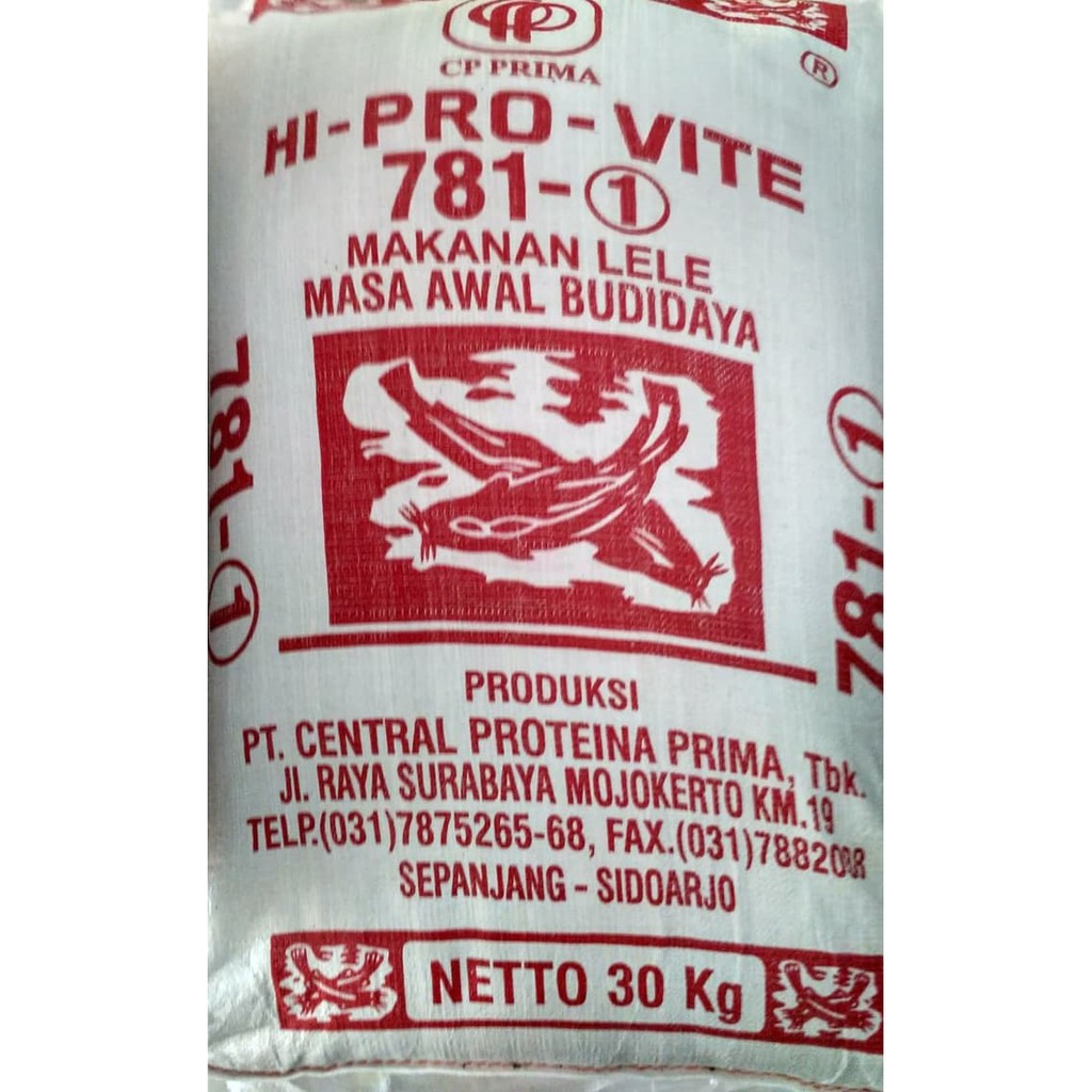 HI PROVIT 781-1 PAKAN IKAN LELE GURAME NILA MAS HI PROVITE REPACK 1 KG