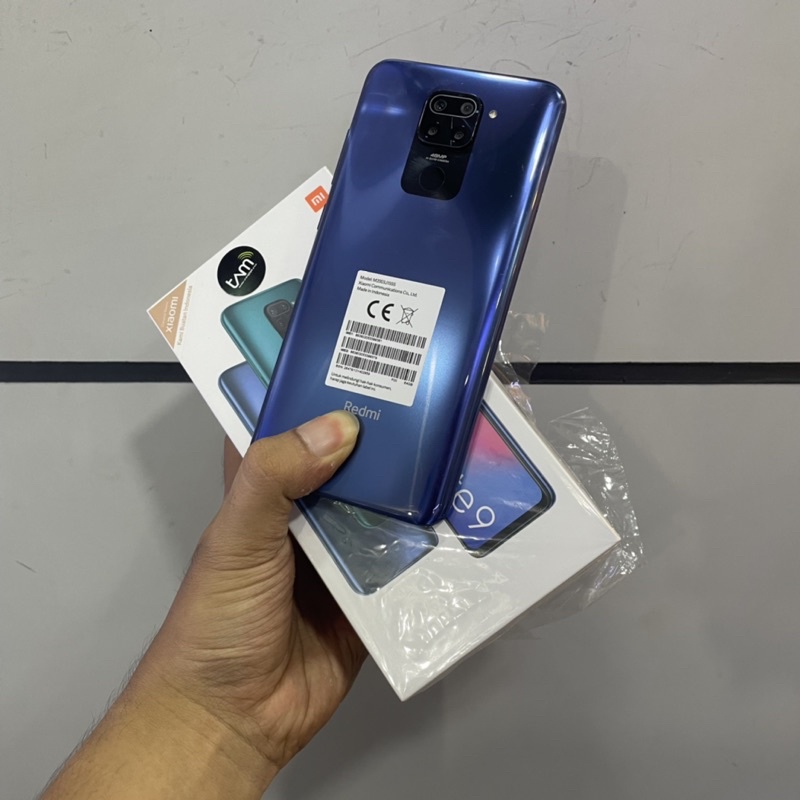 redmi note 9 ram 4/64gb second bekas pakai