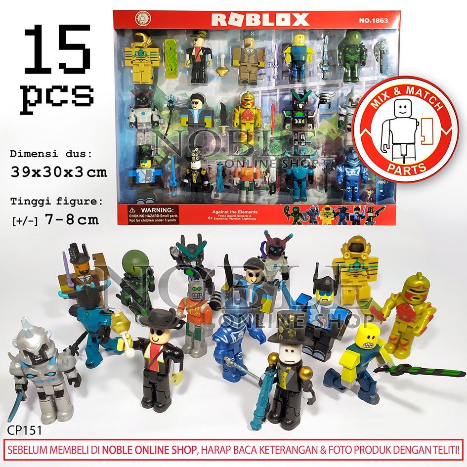 Roblox Figure Robot Balok Mix Match Parts Karakter Online Game - toys roblox gifts toys action figures