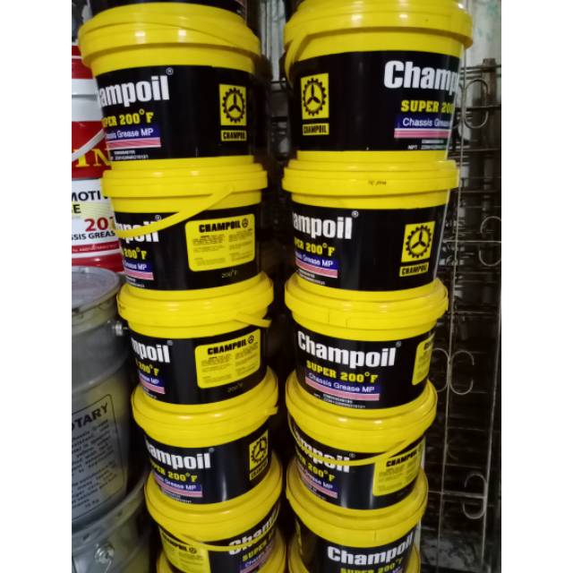 Minyak Gemuk Champoil super 200F chassis grease MP 4Ltr