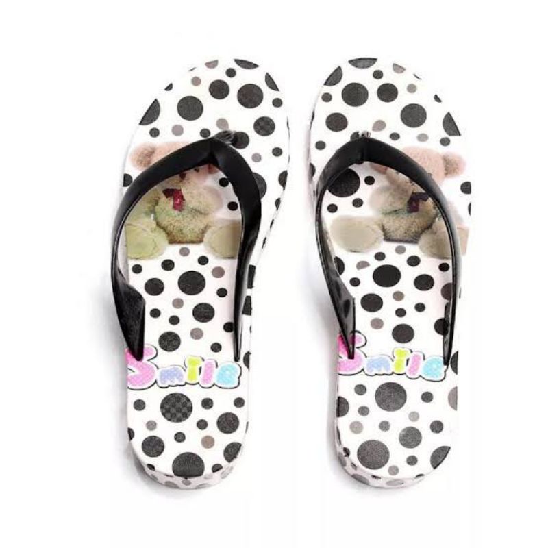 Sandal Jepit motif panda((1kg12pcs)