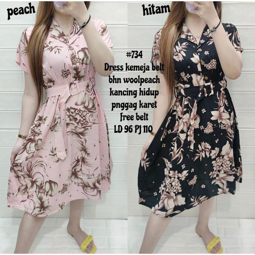 Dress Selutut Sandra 372