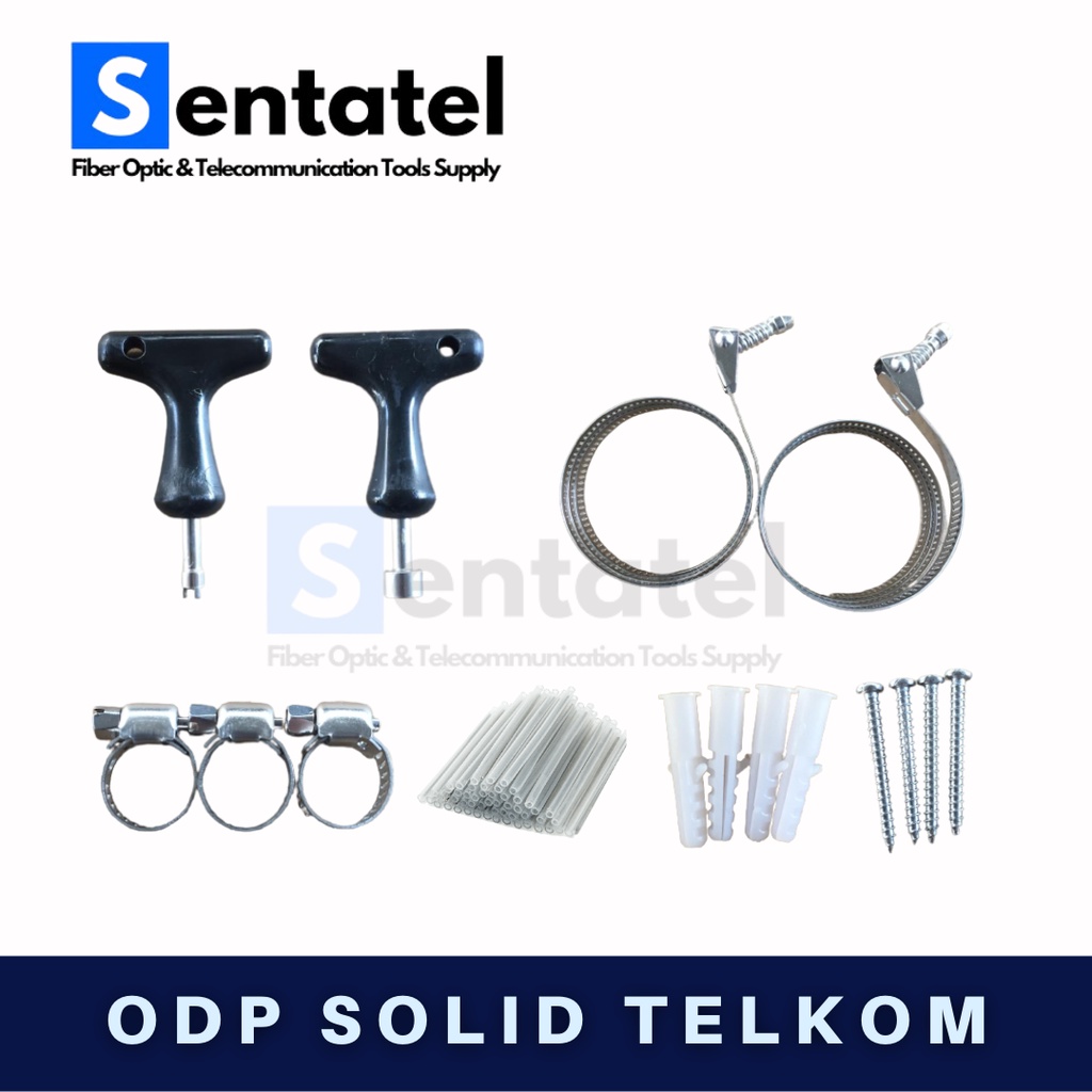 ODP Solid Telkom 8 Core Lengkap Splitter 1x8