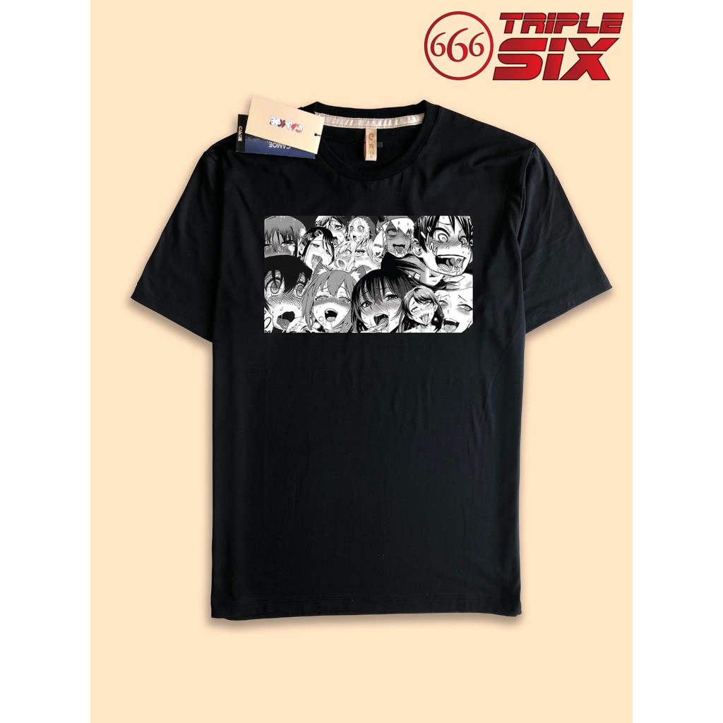 Kaos Tshirt Anime Ahegao Waifu