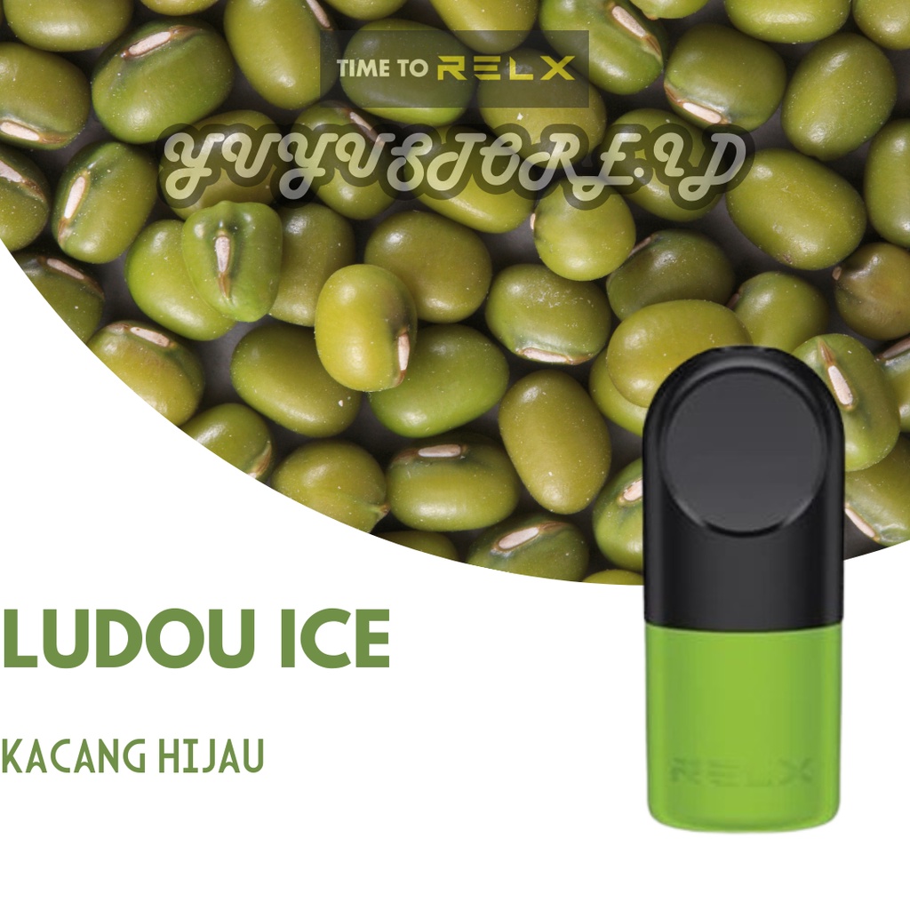 Relx Infinity Pod Pro Ludou Ice atau Kacang Hijau untuk Infinity Essential