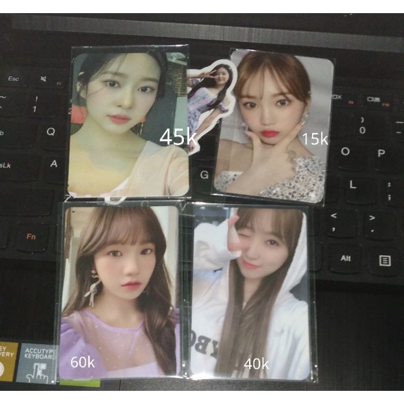 photocard yuri ungu violeta nako hoodie 3d minju dicon deluxe chaewon fantasy