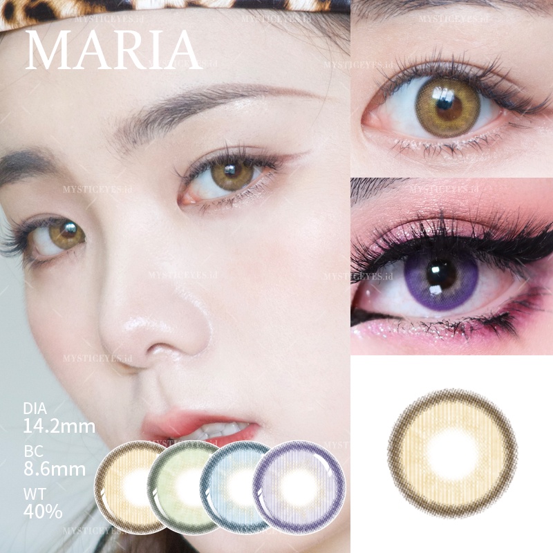 [✅COD] MYSTICEYES SOFTLENS  MARIA 14.2MM NORMAL