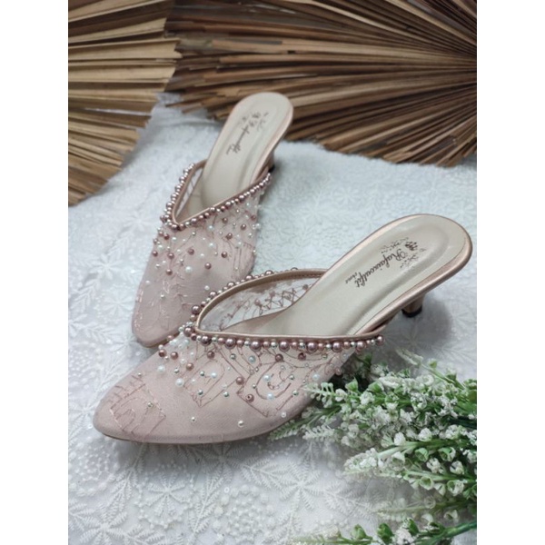 sepatu Anaya rosegold tinggi 5cm