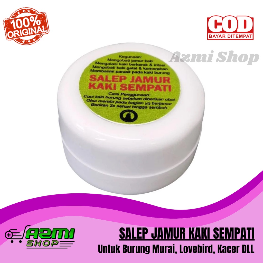 Salep Anti Jamur Kaki Sempati Obat Burung Sakit Kaki Jamuran Iritasi Bengkak Berkerak Bersisik Untuk