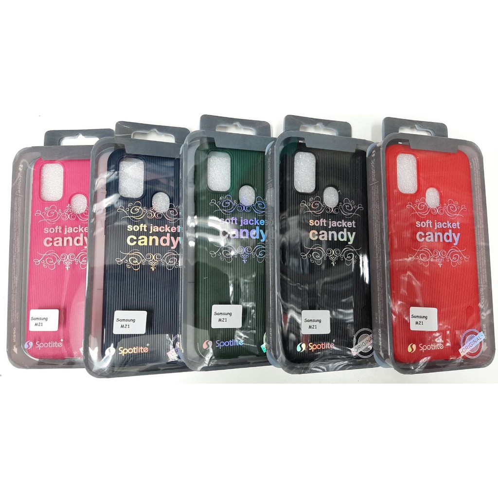 SOFT CASE SPOTLITE STRIP PREMIUM SAMSUNG M21 A01 NEW 2020