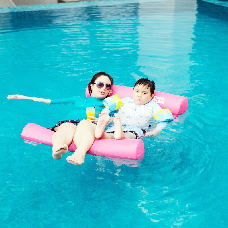 Kasur Air Pelampung Renang | Floating Water Hammock | Matras Renang KIDDIE SPLASH Busa Anti Bocor