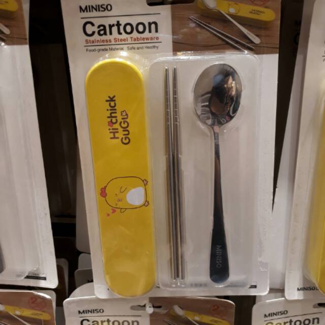 Miniso sendok dan sumpit jepang