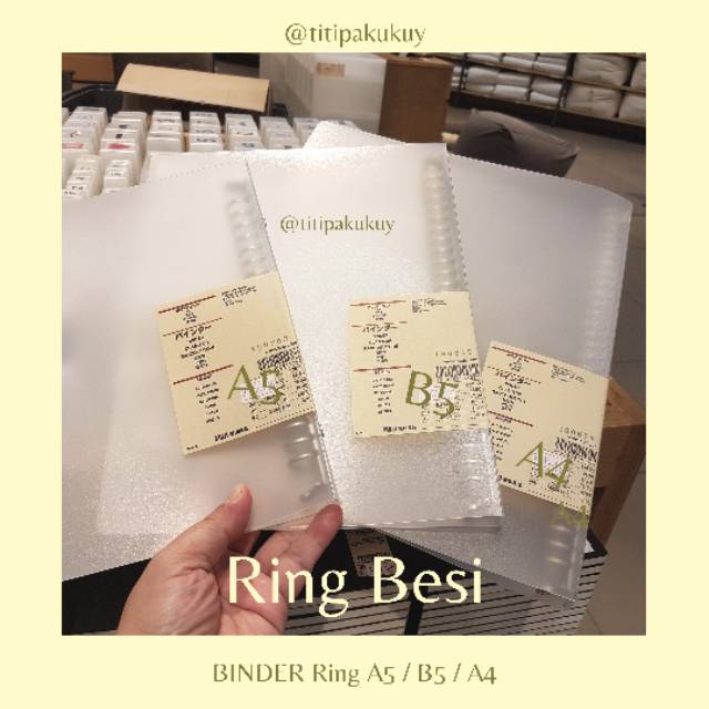 

Binder MUJI A4 / B5 / A5