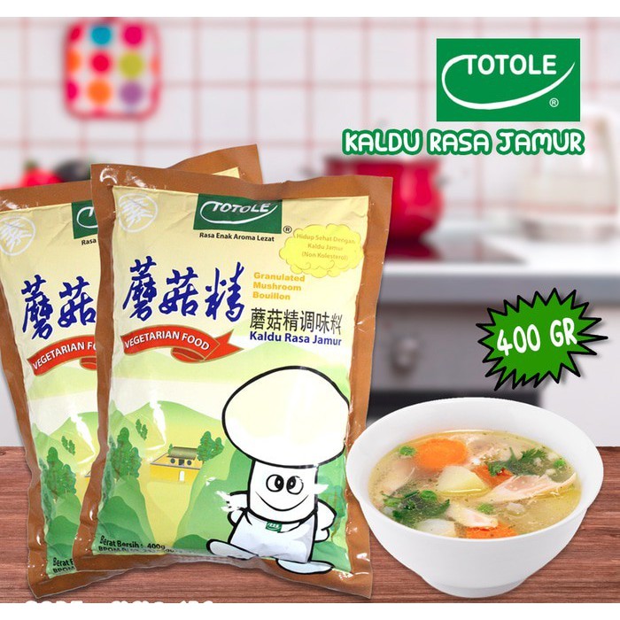 

TOTOLE KALDU JAMUR 400gr - KALDU VEGETARIAN / VEGAN - MOKUCING - MUSHROOM BOUILLON