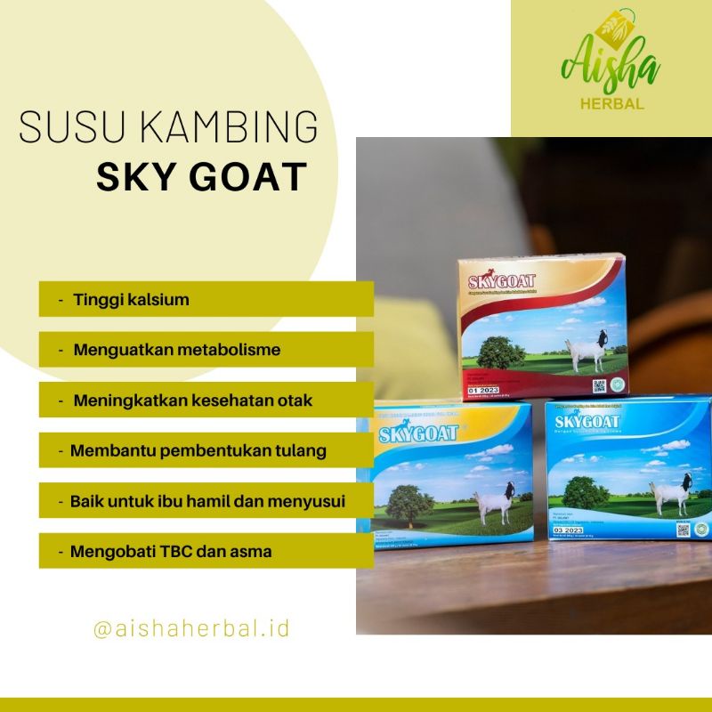 

Susu Kambing Skygoat Rasa Original