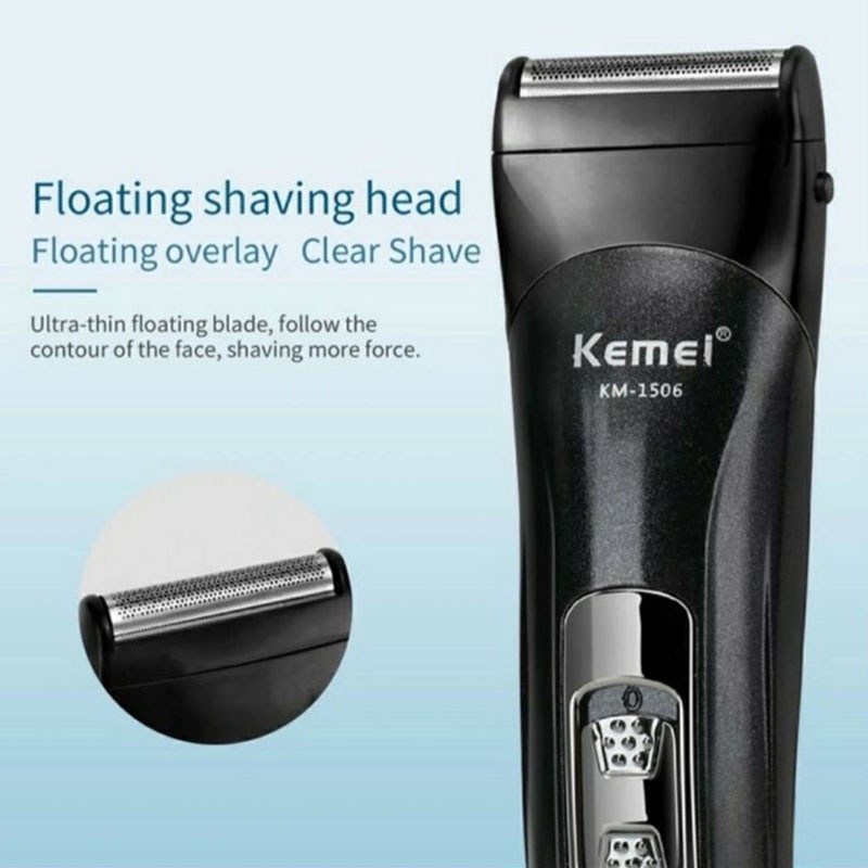 Kemei KM-1506 Hair Clipper 3in1 Alat Cukur Rambut