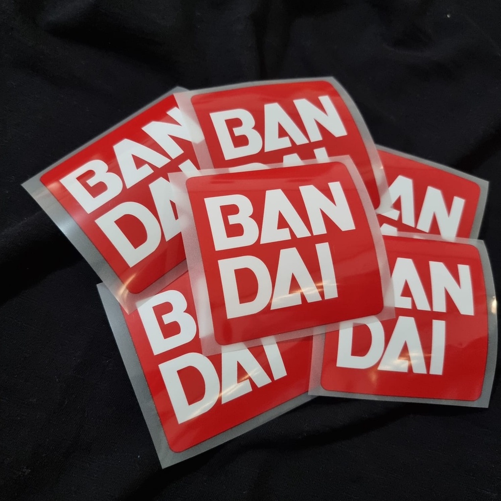 BANDAI STIKER BAJU PATCH SABLON SATUAN  BANDAI DIY AKSESORIS KAOS PRIA