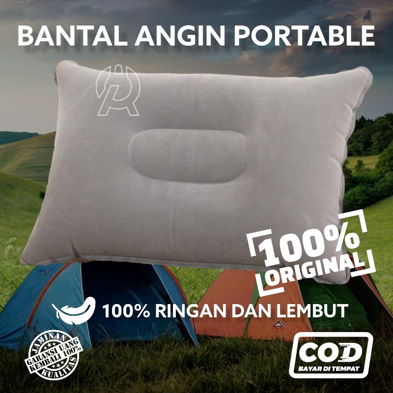 TERMURAH Bantal Angin Portabel GIANTEX Inflatable bantal udara portable neck pillow Camping