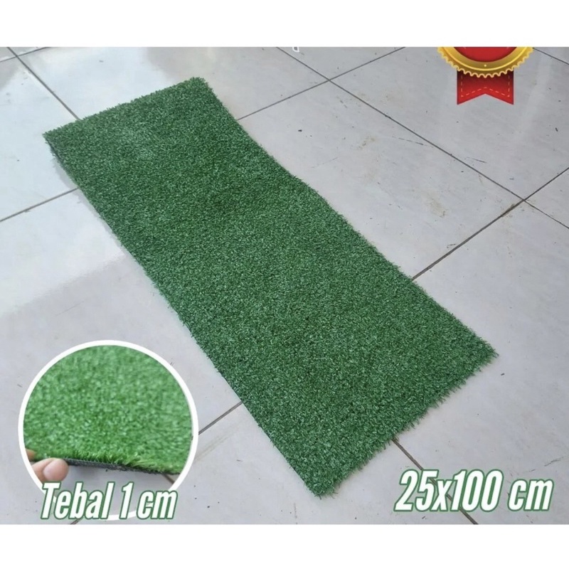 rumput sintetis swiss 10mm ukuran 100cm x 25cm /rumput sintetis /rumput sintetis murah /rumput sinte