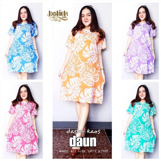 Daster Kaos Daun// Batik Solo Ori