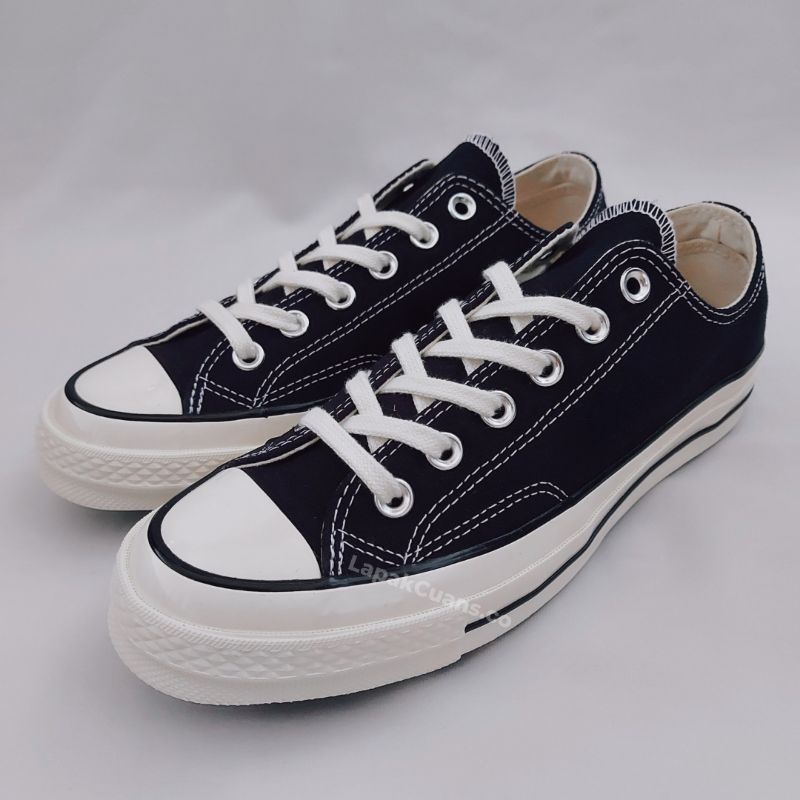 Converse Chuck 70s Low Black White Egret || Resmi PT.MAP