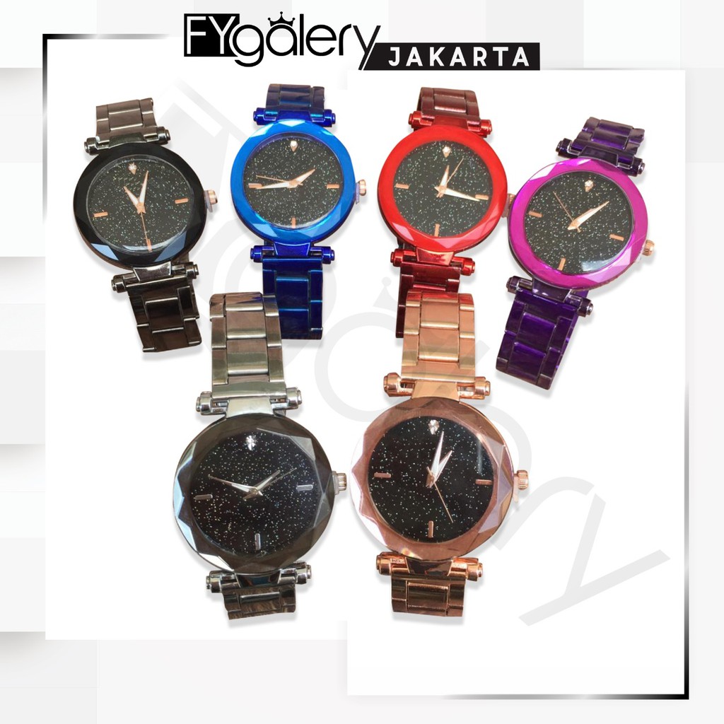 FYGALERYJAKARTA J154 Jam Tangan Rantai Wanita Jam Cewek Analog Stainless Murah